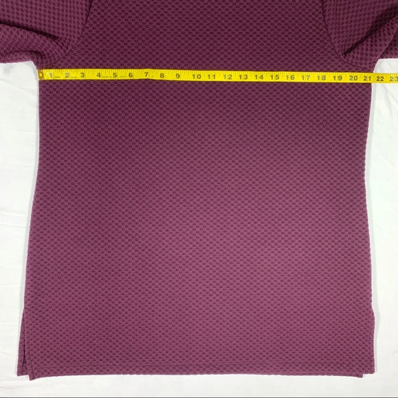 Coldwater CreekTop 3/4 Sleeve Plum - Picture 9 of 12